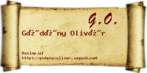 Gödény Olivér névjegykártya